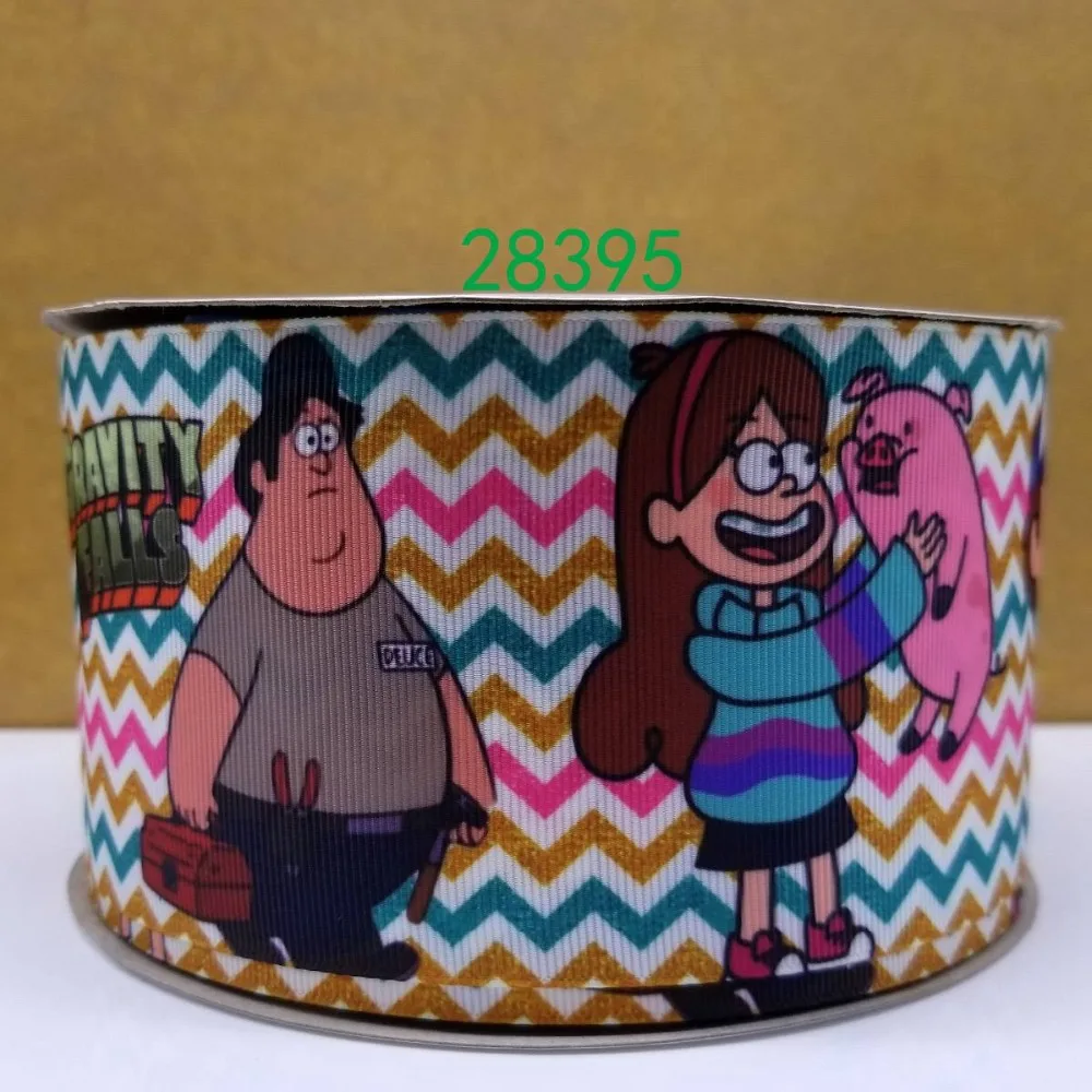 50 двор мультфильм печатных grosgrain ленты 28331