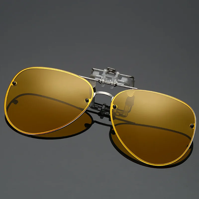 

Polarized Sunglasses Clip on Day & Night Vision Driving Sun Glasses Unisex Eyeglasses Accessories Clip on Lens Anti-Uv