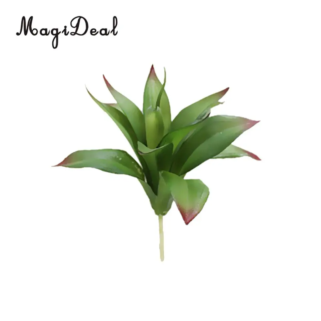 MagiDeal Artificial Agave 13- Leaves Bunch Succulent Floral Foliage Fake Plant Decor Home Garden Decoration 