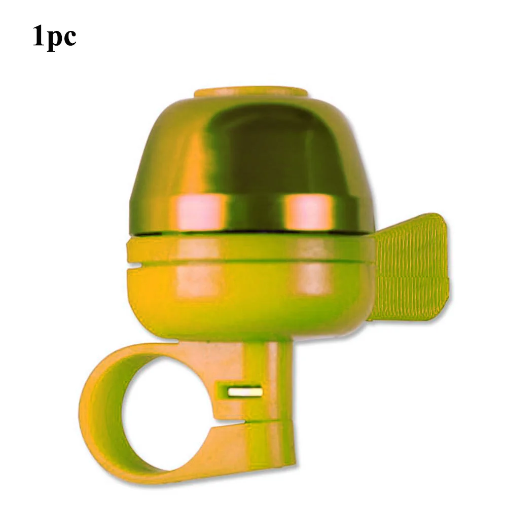 Мини Алюминиевый велосипед колокол 22-28 мм дети прочный четкий громкий антикоррозийный подходит мини велосипедные звонки руль аксессуары для духовых инструментов - Цвет: 1pc green