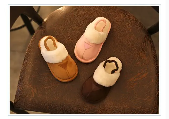 Idéia do Presente Relativo à Promoção Chinelos de Casa de Inverno Internos para o Bebê Feito na China Chinelos Quentes Não-deslizamento Sapatos 7 Home & Garden