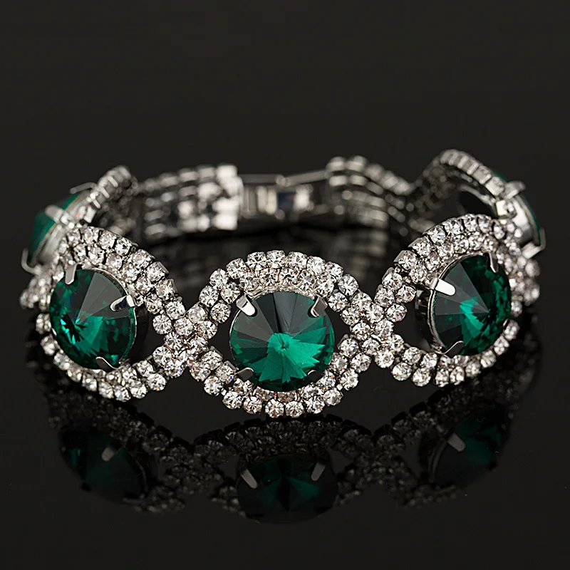 Женские Роскошные браслеты YFJEWE модные стразы свадебные подарки 2018|bracelet fashion|bracelet