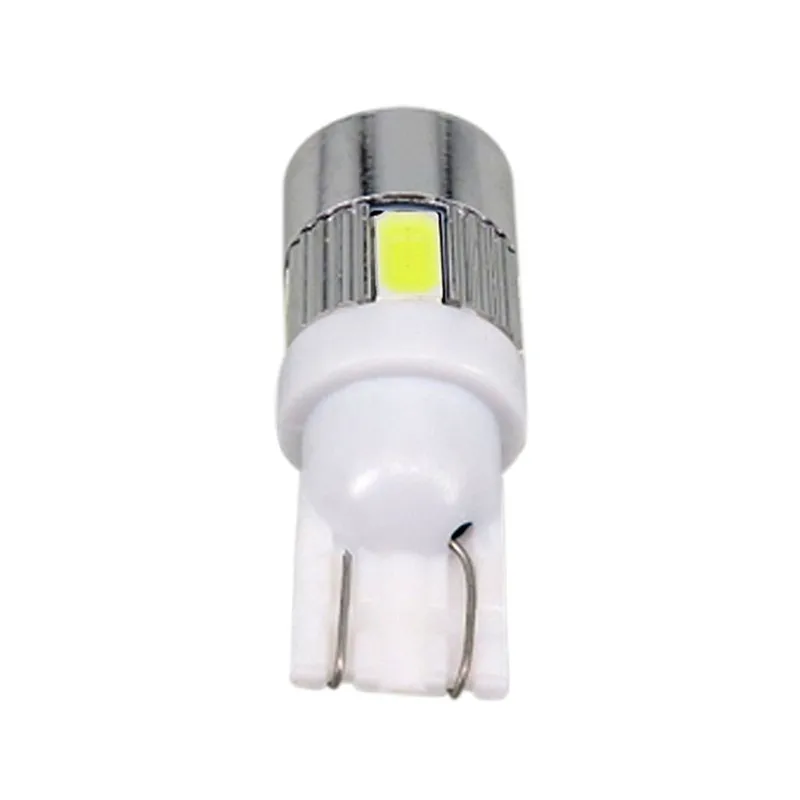 100 шт. высокое яркое T10 W5W 194 5630 6SMD 6 светодиодный Smd СВЕТОДИОДНЫЙ Клин Авто линзы