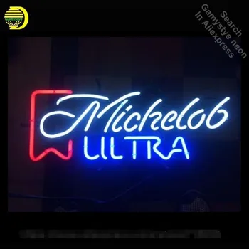 Michelob Ultra Neon Sign neon bulbs Sign neon lights for Game Room Wall Glass Tube Handcraft Iconic Sign store Display signboard
