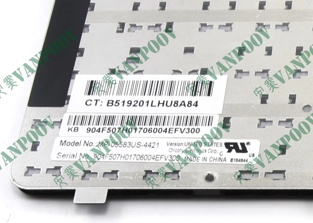 Новая клавиатура для ноутбука США HP Compaq Pavilion dv2000 dv2100 dv2200 dv2300 Presario V3000 V3100 V3200 V3300 Black