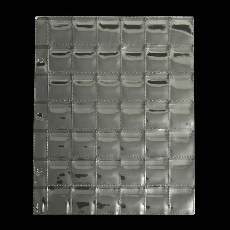 ISKYBOB 1 шт. 42 кармана коллекция копилки хранения пластиковый альбом для монет Чехол сумка