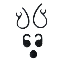 Черный ушной крючок для ушей, набор гелей ДЛЯ Jabra EASYGO EASYCALL, прозрачная Bluetooth гарнитура, ушной крючок, ушной бутон, гель