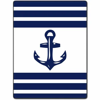 

Blanket Comfort Warmth Soft Plush Easy Care Machine Wash The anchor color is his blue design Sofa Bed Throw Kid Adult blanket