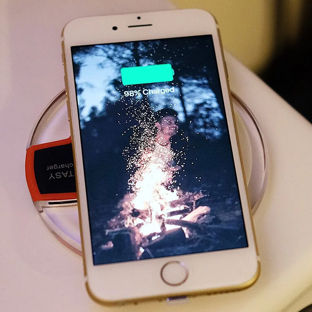 Беспроводной зарядный приемник Portefeuille Qi для Apple iPhone 7 Plus 6 6s 5 5S 5c SE 5SE Кабель