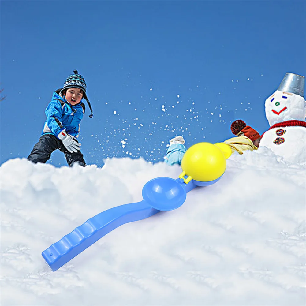 New Winter Two in one Ball Thrower launcher Snow Ball Maker Sand Mold