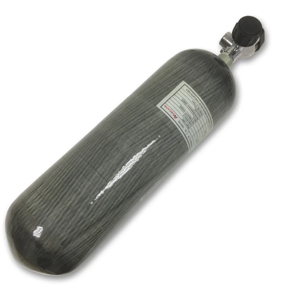 

AC16821 New 300bar 4500psi EN12245 6.8L carbon fiber cylinder SCBA compressed air tank bottles paintball tank pcp gun Acecare