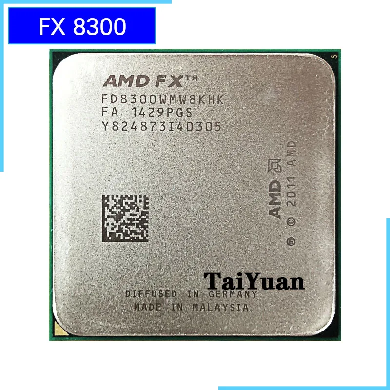 Процессор AMD FX серии 8300 FX8300 3 ГГц Восьмиядерный процессор FD8300WMW8KHK Socket AM3