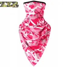 Стиль унисекс Открытый Треугольник шеи грелка велоспорт лицо маска на голову камуфляж тактические кепки