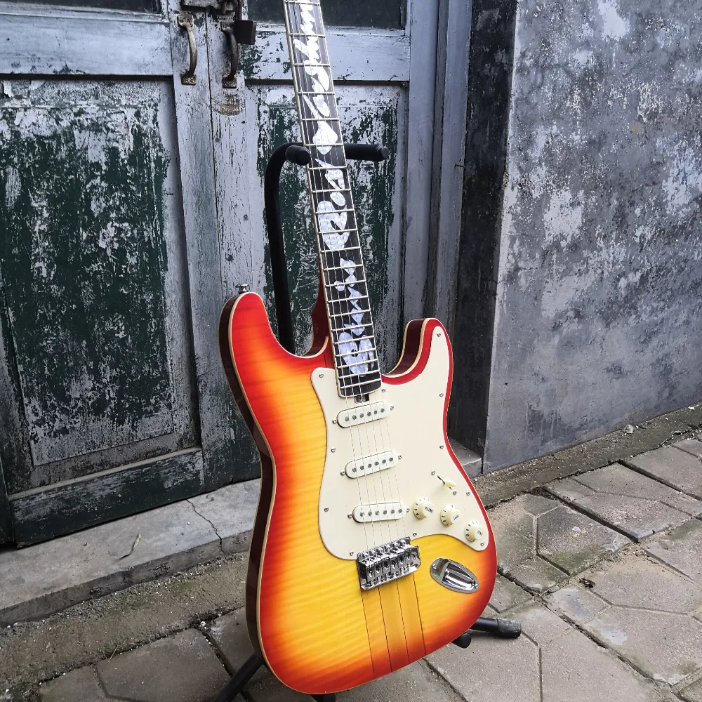 

Forestwind Neck through body New brand electric guitar Cherry burst free shipping