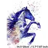 Cute Running Horse  Iron on Heat Transfer Printing Patches Sticker Washable For T-shirts Clothing DIY Stickers Appliques 2022 ► Photo 1/6