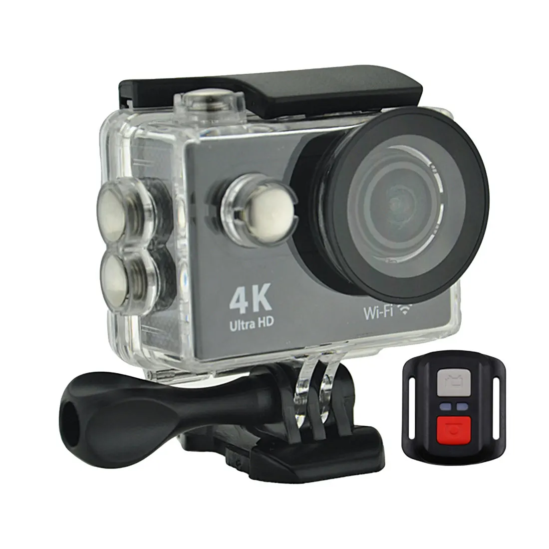 Black 30 м Водонепроницаемая Экшн-камера H9R Ultra HD 4 K WiFi 1080 P/60fps 2,0 lcd 170D объектив шлем Cam pro спортивная камера - Цвет: Black