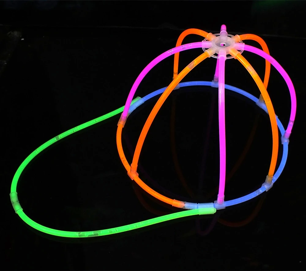 

Multicolor Fluorescence Light Glow Cap Glowing Sticks Luminous Baseball Hat Stage Performance Props Party Bar Decoration June 12