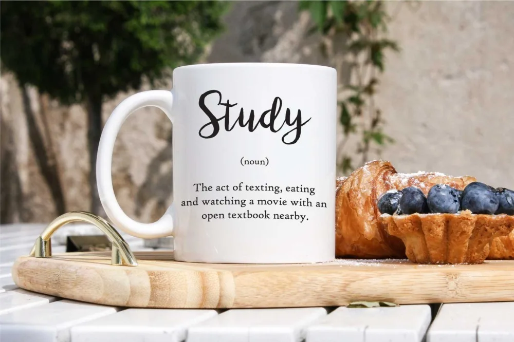 Funny College Life student mugs coffee mug ceramic Tea beer home decal friend gift wine milk