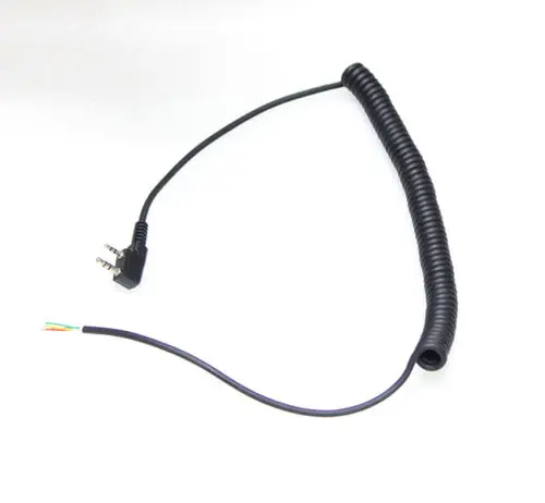 2 шт. пружинный провод для микрофона Baofeng UV5R Kenwood TK370 Linton YTY|for cable|line cableline wire |