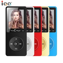 IQQ X02 8 ГБ MP3 плеера 1,8 дюймов Экран 30 h без потерь звук, поддержка до 64 ГБ Micro SD карты Gold встроенный Динамик FM книгу