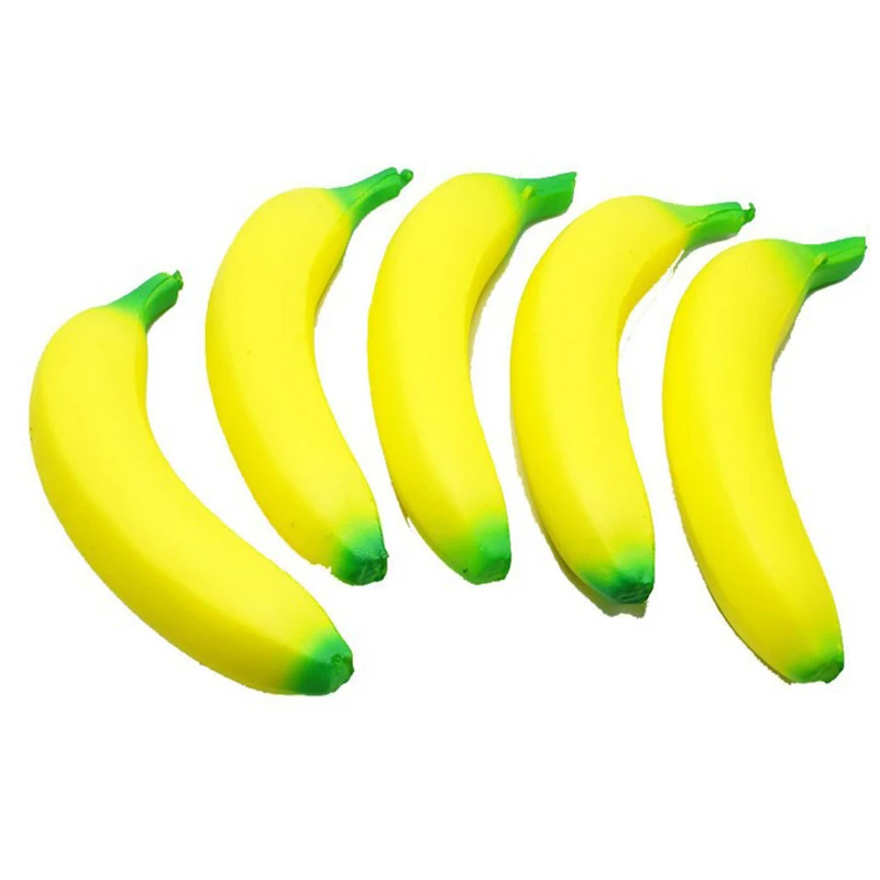 Anti-stress Squishy Banana Toys Slow Rising Jumbo Fruit Squeeze Toy Funny Stress Reliever Reduce Pressure Gift | Игрушки и хобби