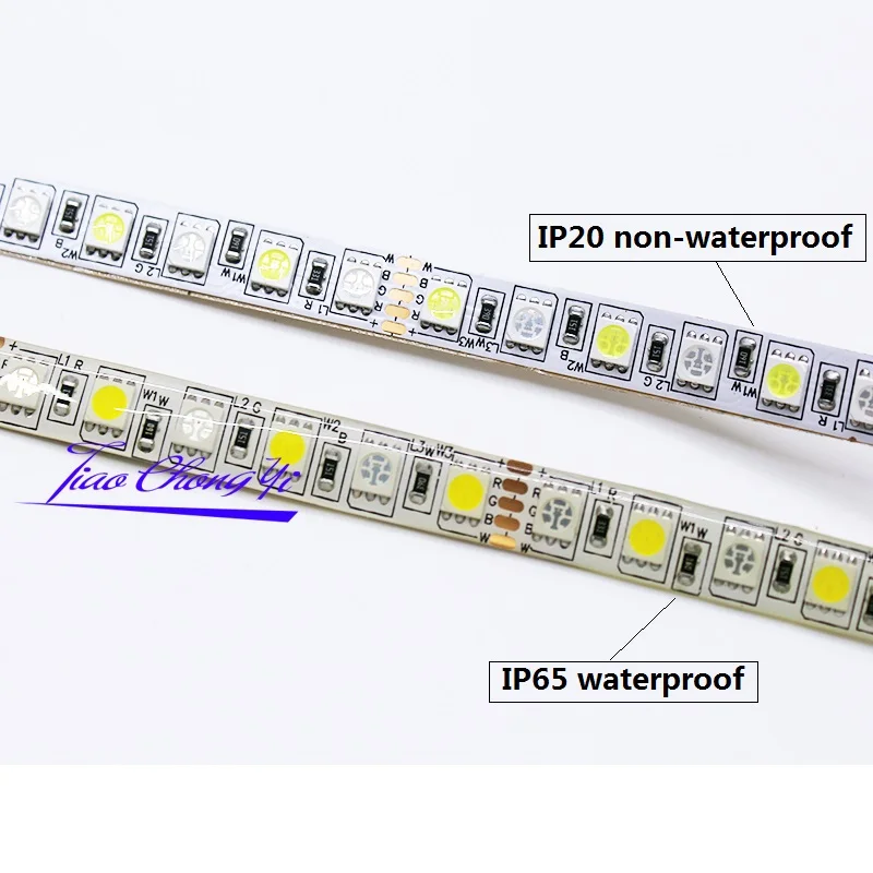 DC12V Светодиодные ленты 5050 96 Светодиодный S/M 5 м/лот RGBW rgbww супер яркий 5050 светодиодный гибкая света RGB + белый IP20 IP65 Водонепроницаемый