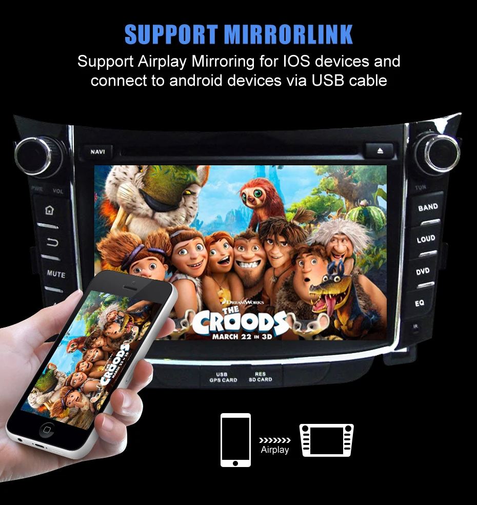 Clearance 2 din Android 9.0 Octa Core For Hyundai I30 Car DVD GPS Navigation System With Radio Stereo Bluetooth Mirror Link KANOR 8