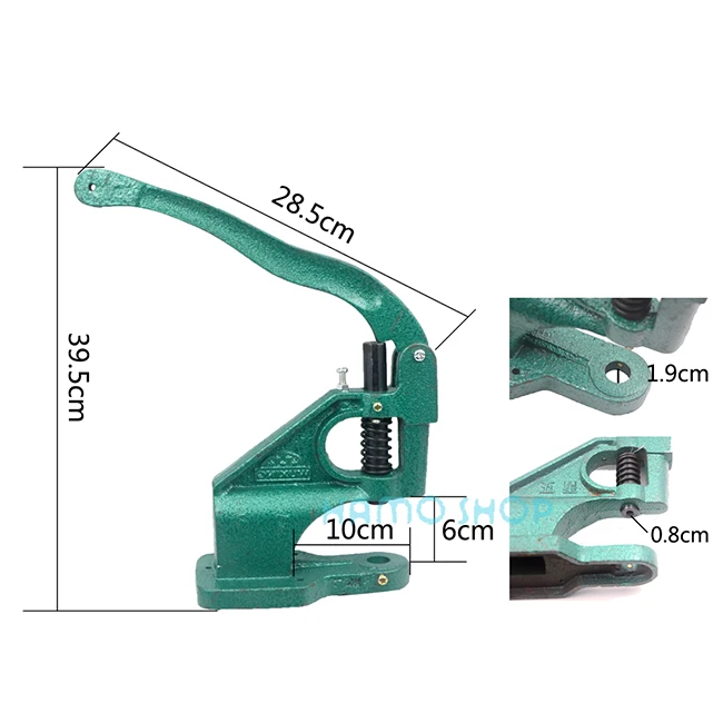 1 шт. инструмент для закрепления кнопок ручной работы пресс-машина с аппаратными средствами для создания кнопки, ушко, кнопки заклепки инструмент для установки