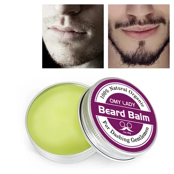 

New Men Beard Oil Balm Moustache Wax for styling Beeswax Moisture Smoothing Gentlemen Beard Care