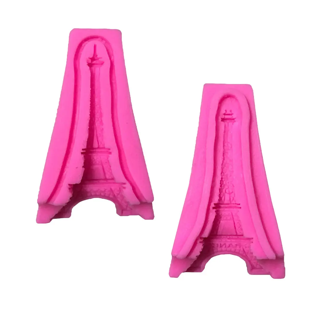 

Best Eiffel Tower 3D Shape Silicone Mold Cookie Fondant Cake Molds Chocolate Pudding Mould DIY Candy Pastry Kitchen Baking Tools