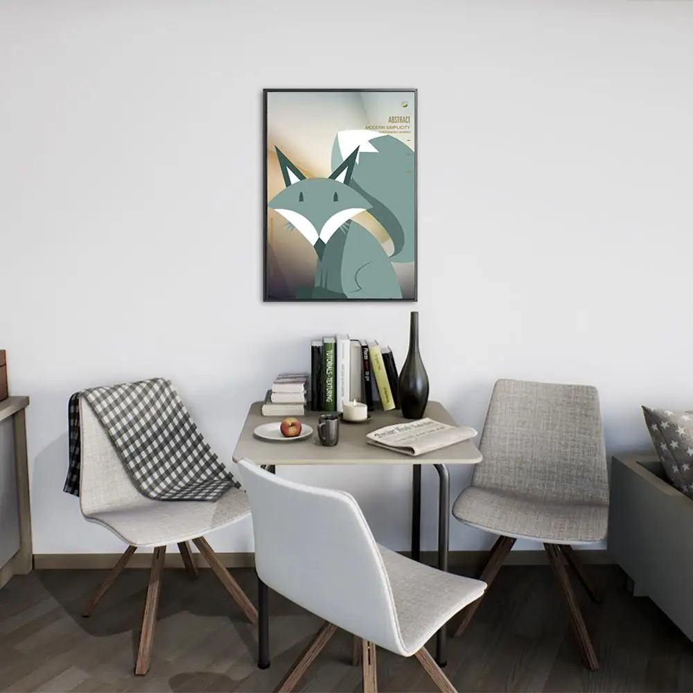 Diy Oil Paintings Animals Fox Pictures by Numbers on Canvas for Drawing Nordic Wall The Kitchen Home Decor | Дом и сад