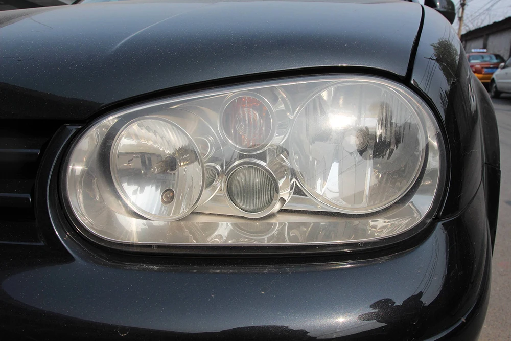 Для Volkswagen VW Golf 4 2002 2003 2004 2005 2006 2007 прозрачная Автомобильная фара с прозрачными линзами