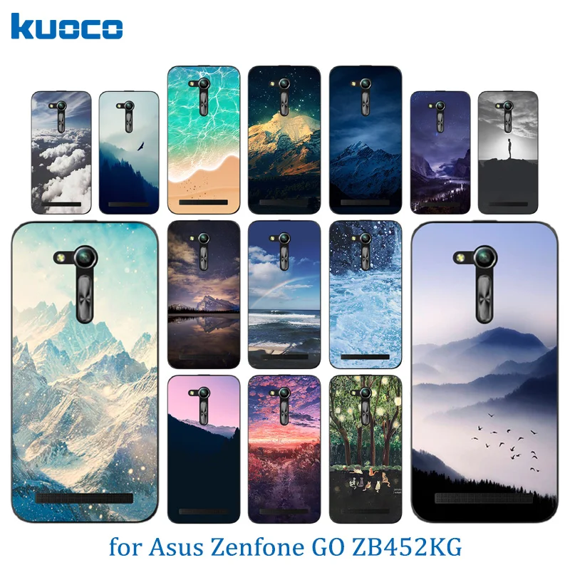 Чехлы для телефонов Asus ZB450KL матовый Ландшафтный узор Zenfone GO 2nd Gen ZB452KG ASUS_X014D 4 5 дюйма