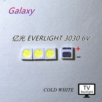 

LED 260pcs/LOT Backlight High Power LED 1.8W 3030 6V Cool white 150-187LM PT30W45 V1 TV Application
