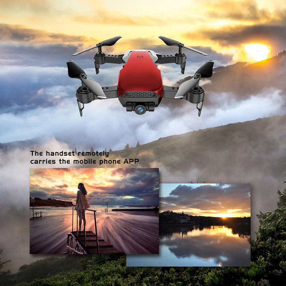 Zangão com 720 Teeggi M69 Fpv p Câmera Grande angular Wi fi hd Dobrável rc Mini Quadcopter Helicóptero vs Visuo Xs809hw E58 X12 Dron 9 Cheap Helicópteros rc