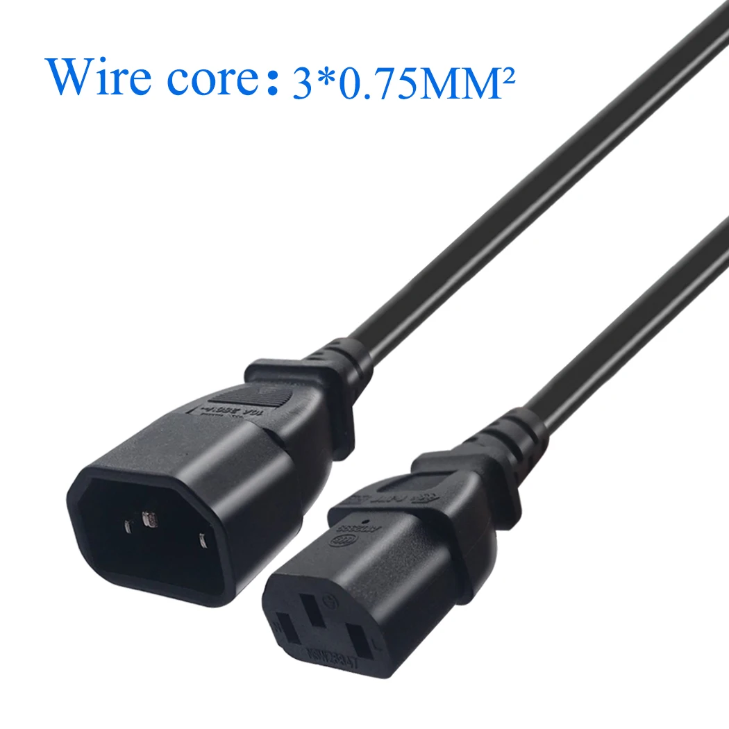 JORINDO 1 м/3,3 фута IEC320 C14 до C13 для pud/ups сервера Кабель питания Шнур, C13 до C14 Кабель-адаптер, 10А/250 В