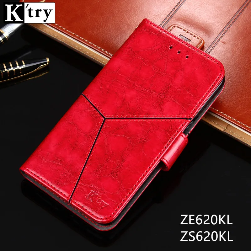 

For Asus Zenfone 5Z ZS620KL Case K'try Vintage Pu leather + Silicon Wallet Flip Cover Capa For Asus Zenfone 5 ZE620KL Phone Case