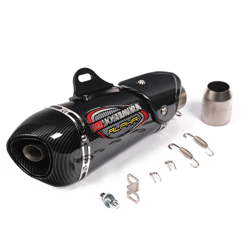 Nueva fibra de carbono Yoshimura de escape moto rcycle de sistemas de escape con db asesino escapar moto