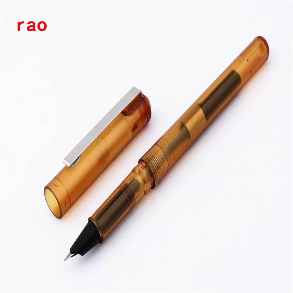 JINHAO 991, прозрачный цветной перьевая ручка для школьников и офиса, Новинка