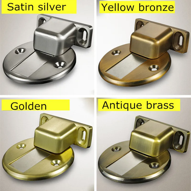 Magnet Door Stops Stainless Steel Door Stopper Magnetic Door Holder Toilet Glass Door Hidden Doorstop Furniture Hardware цена Magnet Door Stops Stainless Steel Door Stopper Magnetic Door Holder Toilet Glass Door Hidden Doorstop Furniture Hardware цены онлайн