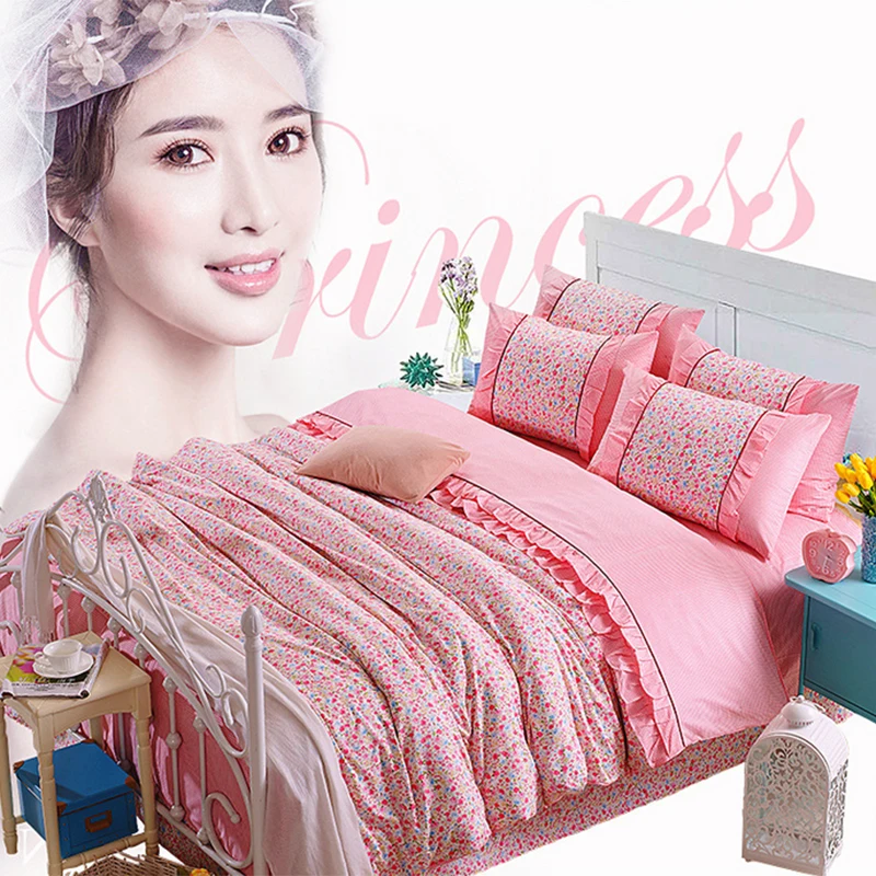 4 шт./компл. Хлопковое одеяло роскошные комплекты постельного белья покрывало