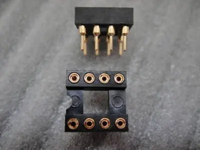 8-контактный Золотой DIP IC адаптер для панели замена G8S 240 | Обустройство дома