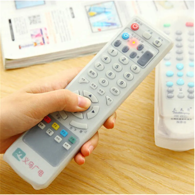 

5PCS Silicone TV Remote Control Cover Air Condition Control Case Waterproof Dust Protective Storage Bag Organizer Remote Control