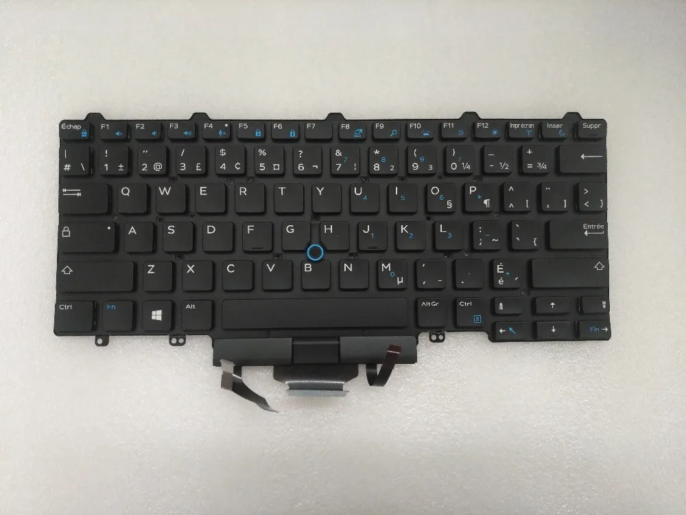 Новая настоящая канадская Французская клавиатура для Dell Latitude 3340 E3340 7350 E5450 E7450 5450