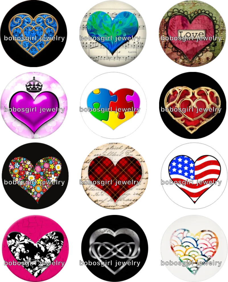 

mixed set high quality RN LOVE ribbon HOPE Antiwar 18mm Snap Button Jewelry Glass Charms Fit DIY Bracelet cabochon BP003