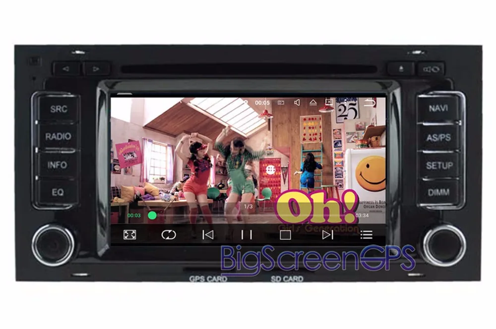Best 6.2Inch Android 7.1 Car GPS Navigation For VW Volkswagen TOUAREG 2003-2010 Multimedia  Free Map Monitor Bluetooth Stereo 2