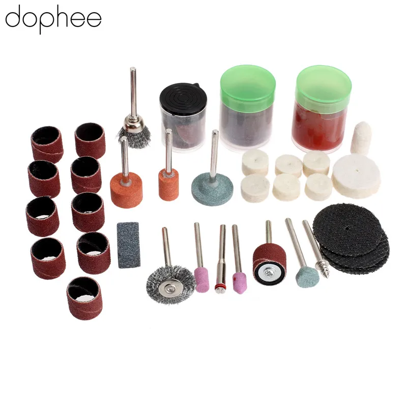 dophee 105Pcs Mini Drill Dremel Accessories Rotary Polishing Grinding Cutting Carving Bits for Dremel Rotary Tool DIY Tools