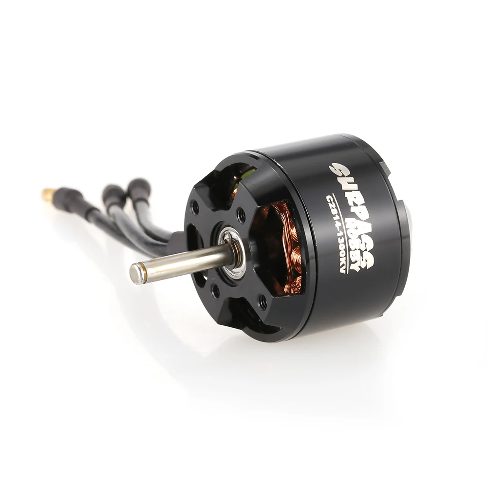 Высококачественный 2814 1300KV 14 полюсный бесщеточный двигатель 40A ESC 2 4S комплект для