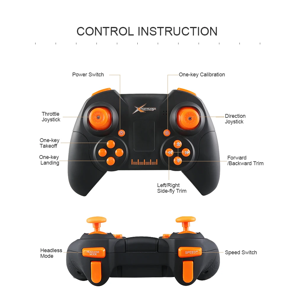 Attop XT-1 WIFI 2.4G 6-axis Gyro FPV Drone 0.3MP Camera Drone 3D Flip Altitude Hold Foldable Dron RC Helicopter Quadcopter (28)