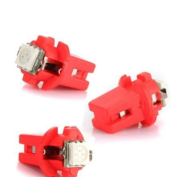 

TOYL 10* AMPOULE LED SMD COMPTEUR TABLEAU DE BORD B8-5D T5 avec support ROUGE TUNING